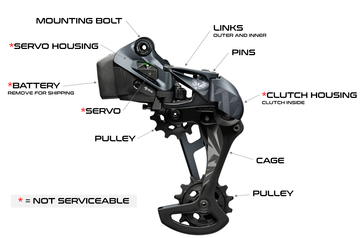 Rear derailleur parts shop