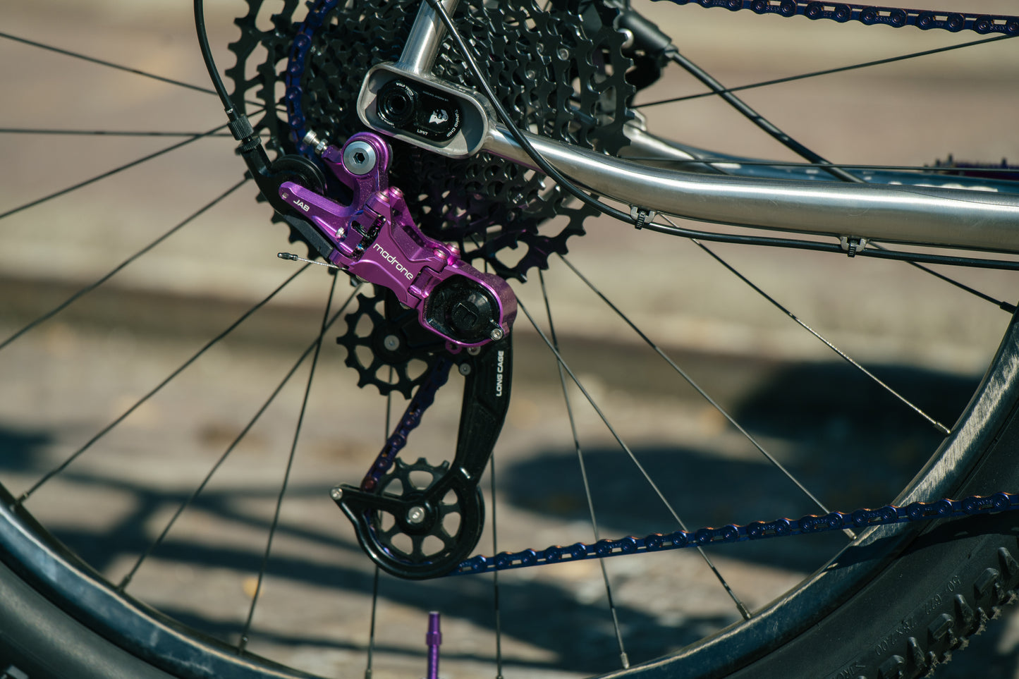 Gravel Jab Derailleur Purple